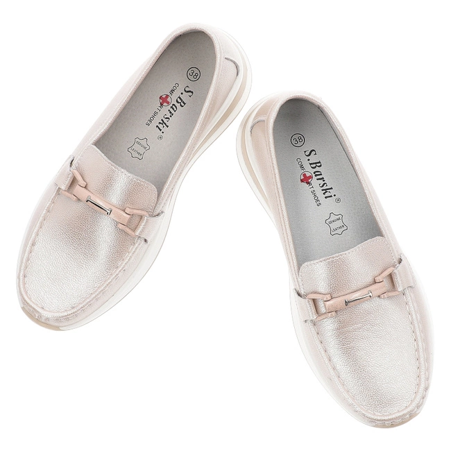 Mókazíny S.BARSKI - GR51-598 Pearl Pink