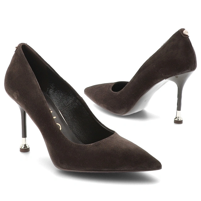 Lodičky CHEBELLO - 5021_-105-000-PSK-S423 Brąz Welur