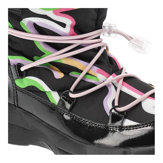 Snehule Big Star - KK374099 Czarny/Róż