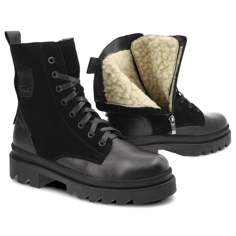 Členkové Topánky Pollonus - 5-1447-004 Czarny Verona+Welur