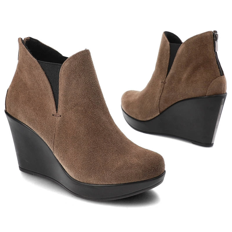 Členkové Topánky Karino - 0977/008-F Taupe/Welur