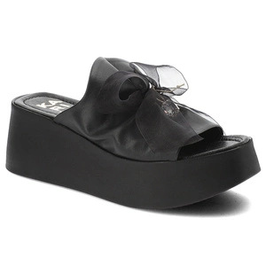 Šľapky Karino - 4976/076-P Czarny/Lico