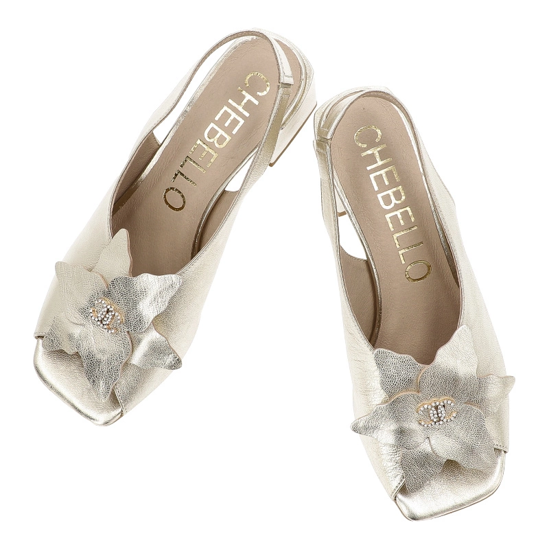 Sandále CHEBELLO - 4385/K_-046-000-PSK-S182 Złoty