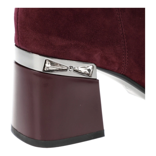 Členkové Topánky S.BARSKI - MR52-127 Wine