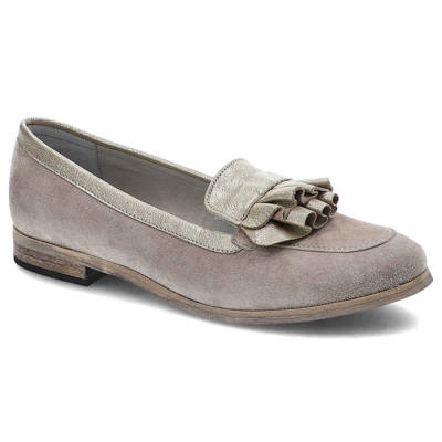 Poltopánky Karino - 2484/127-P Beżowy/Złoty