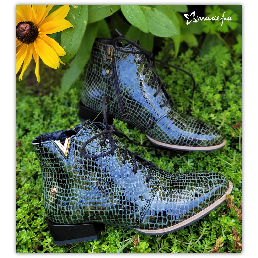 Šnúrovacie Členkové Topánky Maciejka - 5743C-09/00-7 Zielony