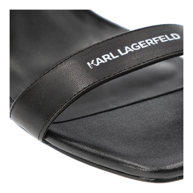 Šľapky KARL LAGERFELD - KL34611 000 Black Lthr