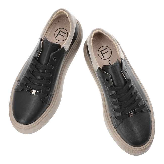 Tenisky FILIPPO - DP6119/25 BK BE Czarny Beżowy