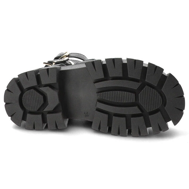 Sandále Carinii - B9332_-J23-000-000-G02 Czarny