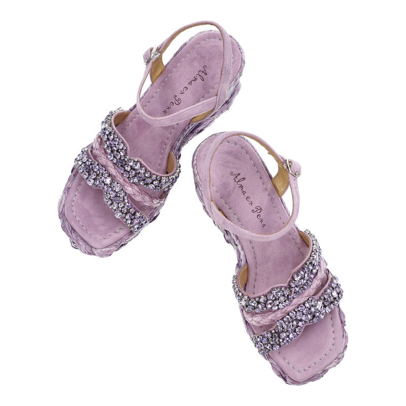 Sandále Alma en Pena - V23506 Suede Lilac