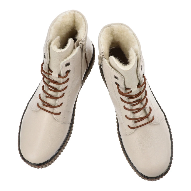 Šnúrovacie Členkové RIEKER - Y4303-80 White