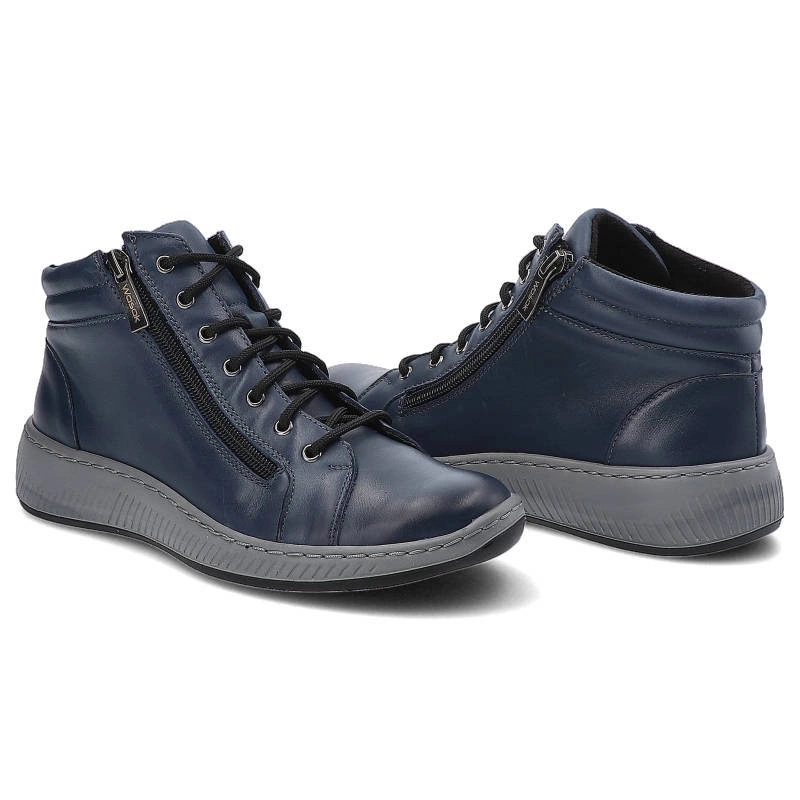 Členkové Topánky Wasak - 0595 Granat