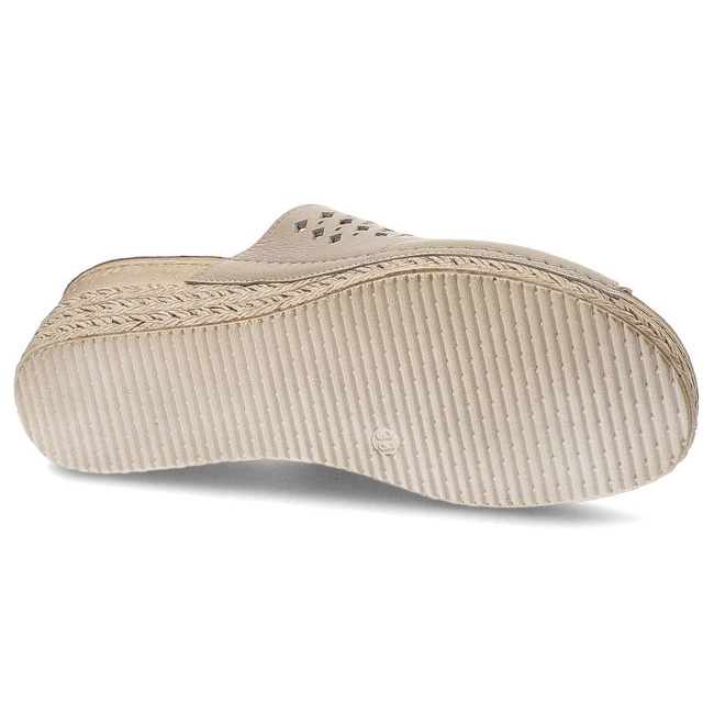 Šľapky Pollonus - 5-1400-007 Wanilia Lico/Perfo