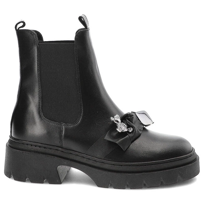 Členkové Topánky Karino - 4780/076-F Czarny/Lico