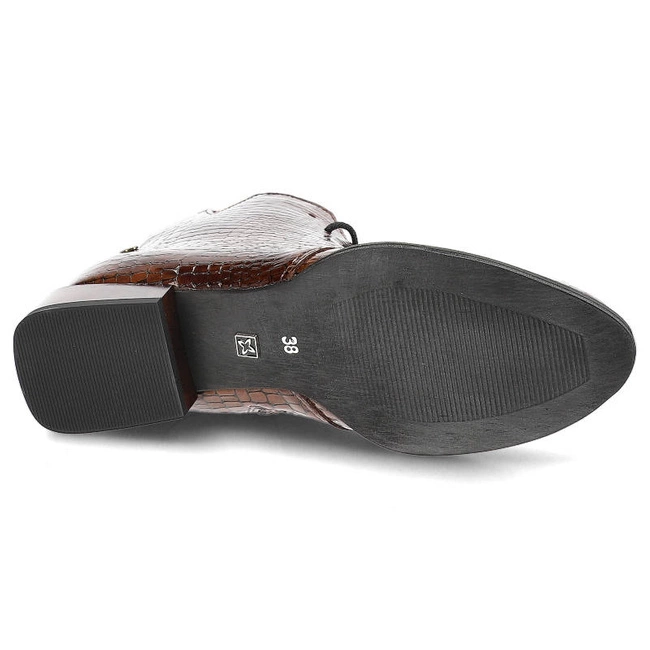 Šnúrovacie Členkové Topánky Maciejka - 5743C-02/00-7 Brąz