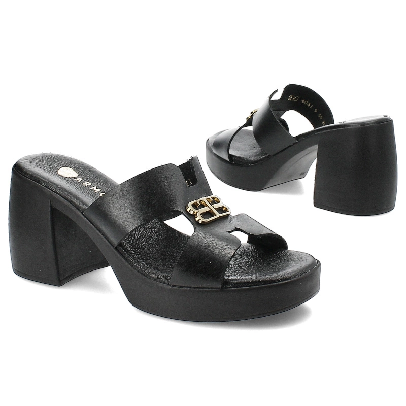 Šľapky Armodo - 40419 Bf.Czarny+Zł