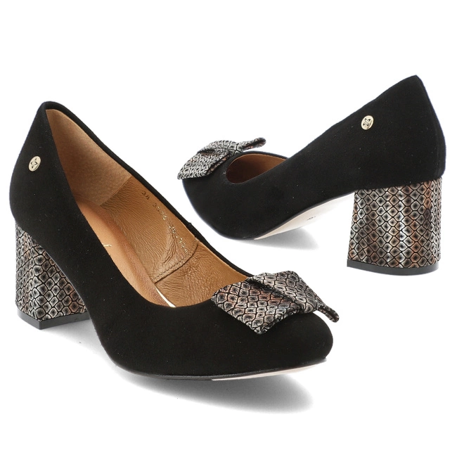 Lodičky MACIEJKA - 3356A-47/00-1 Czarny