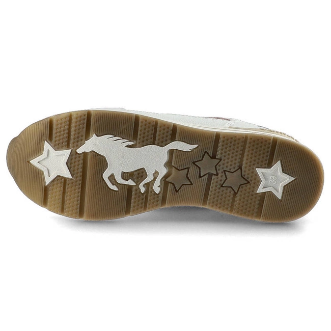 Tenisky Mustang - 46C0010 Biało-Różowe