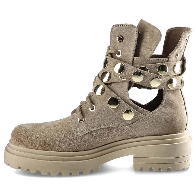 Členkové Topánky Carinii - B7004_-O17-000-000-E23 Beż