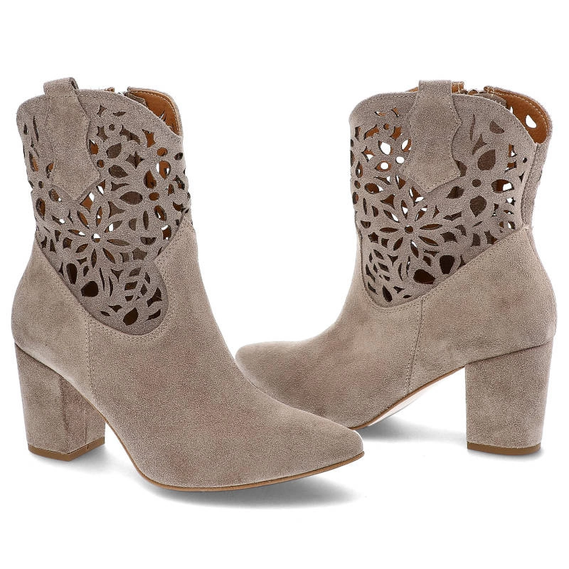 Členkové Topánky Damiss - DS-698/2/A Cappucino