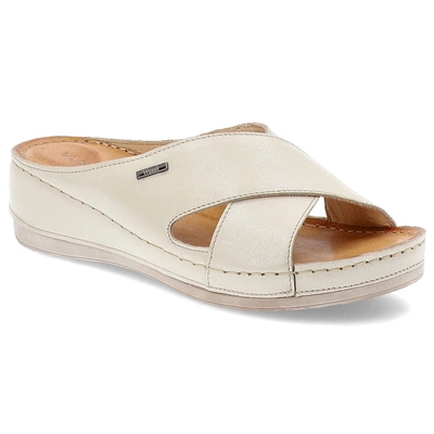 Šľapky WASAK - 0409 Waniliowy