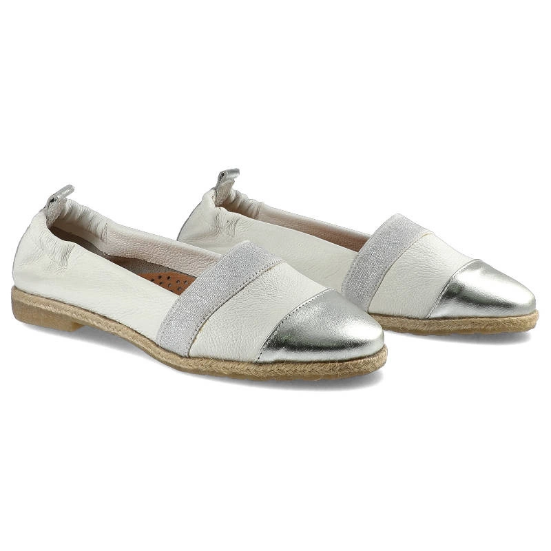 Poltopánky Lamelia - 40C1167 Biały/Srebrny
