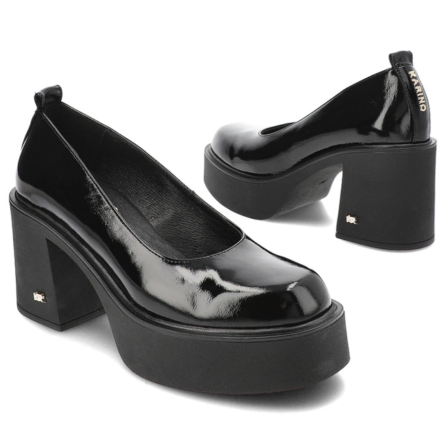 Poltopánky Karino - 5036/090-P Czarny/Naplak