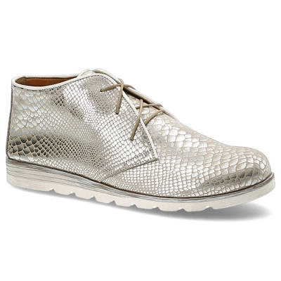 Šnúrovacie Členkové Topánky La’viano - 1155 Silver Python