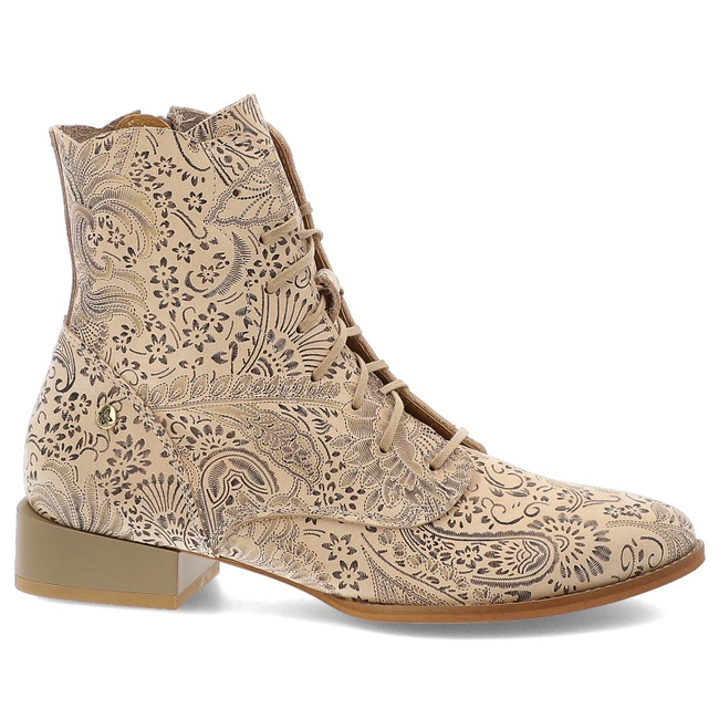 Členkové Topánky MACIEJKA - 06391-04/00-1 Beż+Złoto