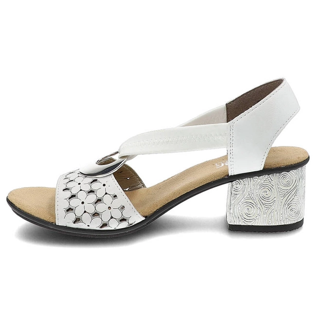Sandále Rieker - 64677-80 White