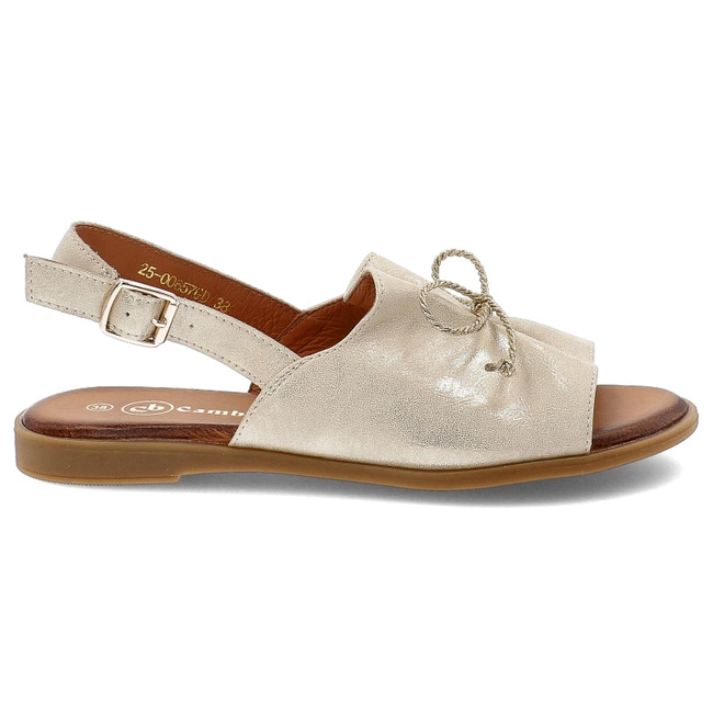 Sandále CAMBELL - 25-00657GD Złoty