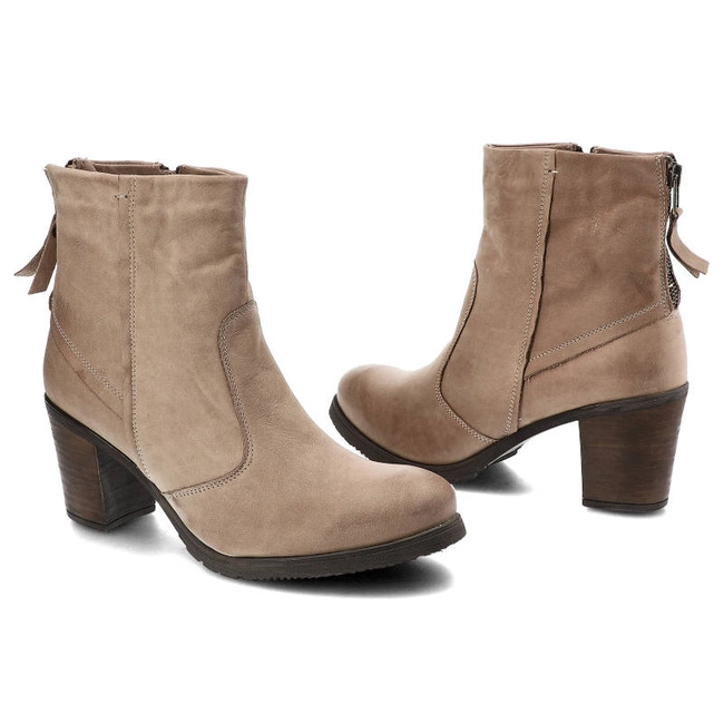 Členkové Topánky Pollonus - 5733 Cappuccino