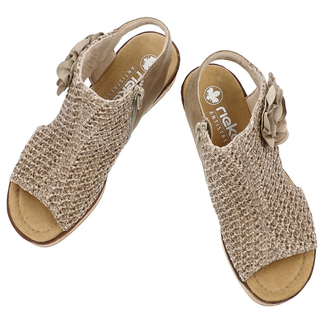 Sandále RIEKER - 63791-60 Beige