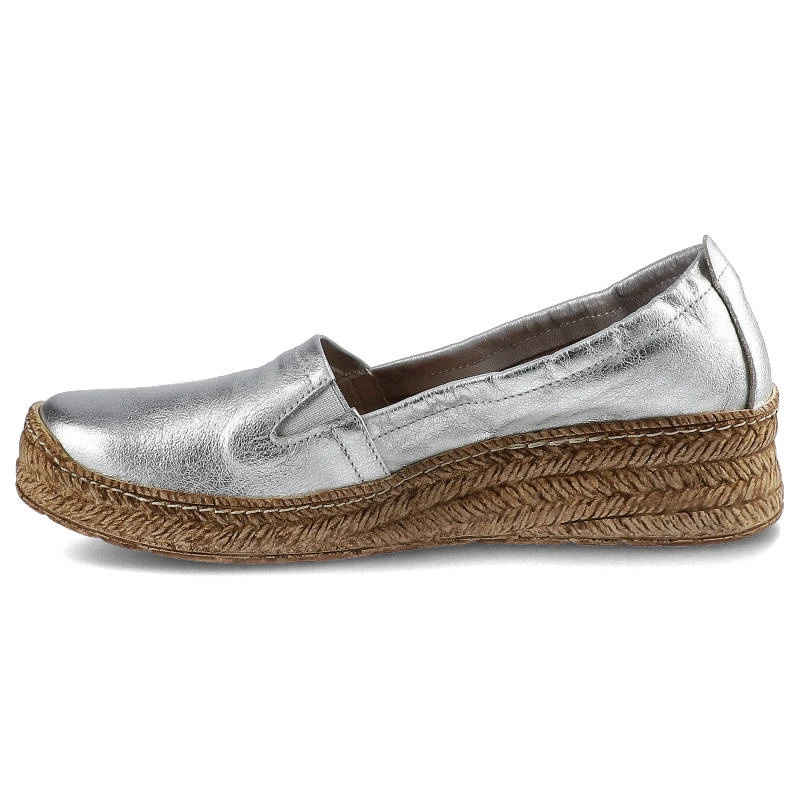 Espadrilky Lemar - 10125 Kryształ Srebro