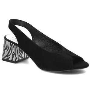 Sandále Chebello - 4098_-037-000-PSK-S22 Czarny Zamsz