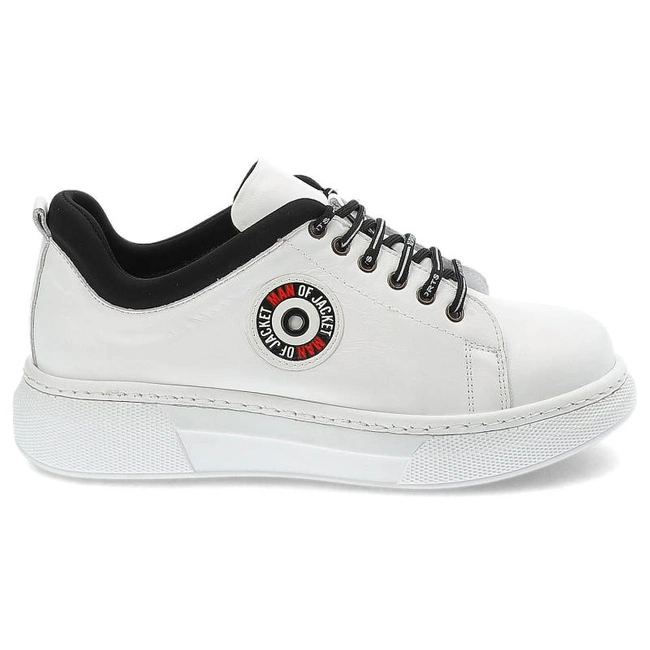 Tenisky Ravini - 004.8010 Biały 02 T PL96290YZLBYZ