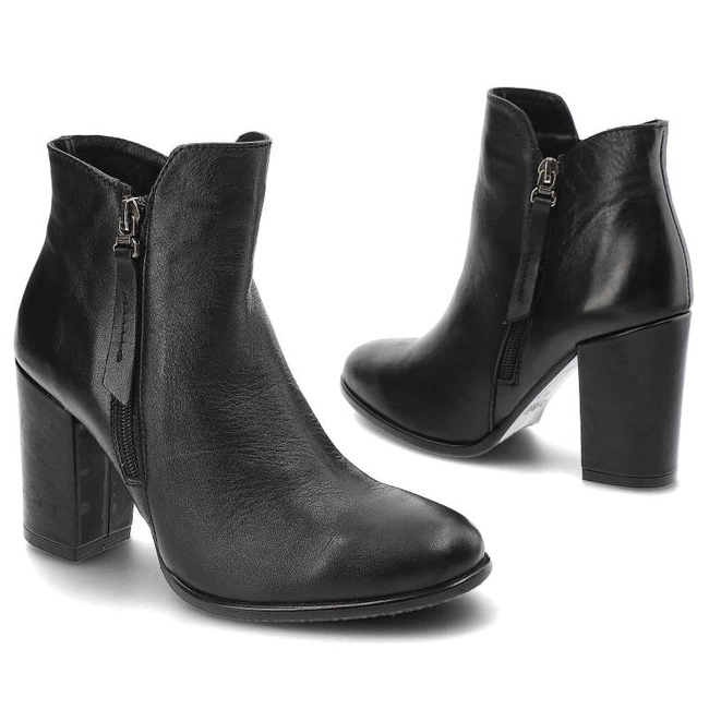 Členkové Topánky Chebello - 1908 Czarny