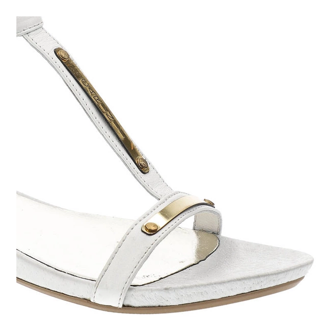 Sandále Carinii - B2202 _-B03-000-000-904 Nappa Brasile Bianco