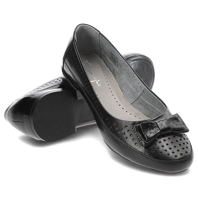 Baleríny Maciejka - 02946-01/00-5 Czarny