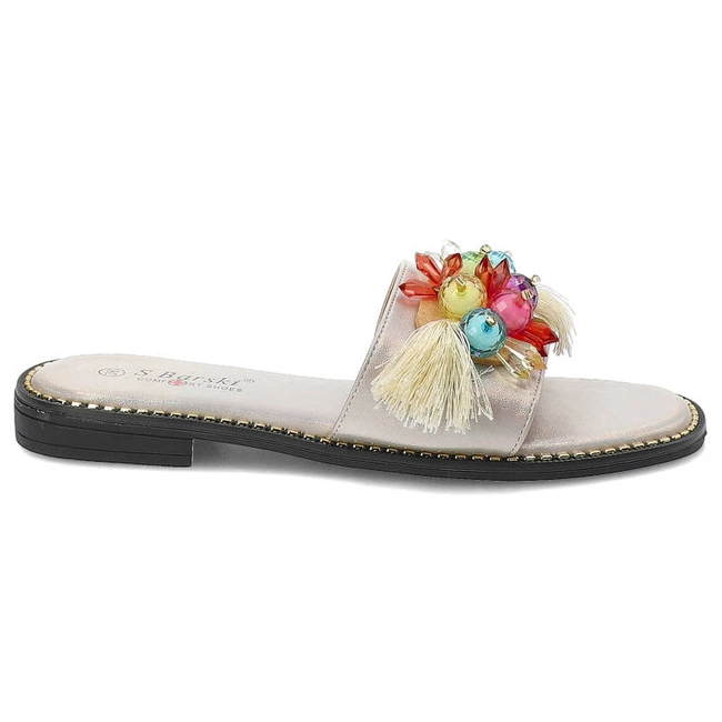 Šľapky S.Barski - KV-2775-47 Beige