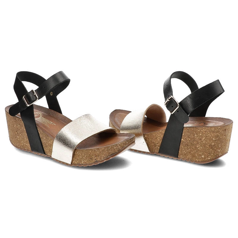 Sandále Lemar - 40286 Bf.Czarny+Bf.Złoto