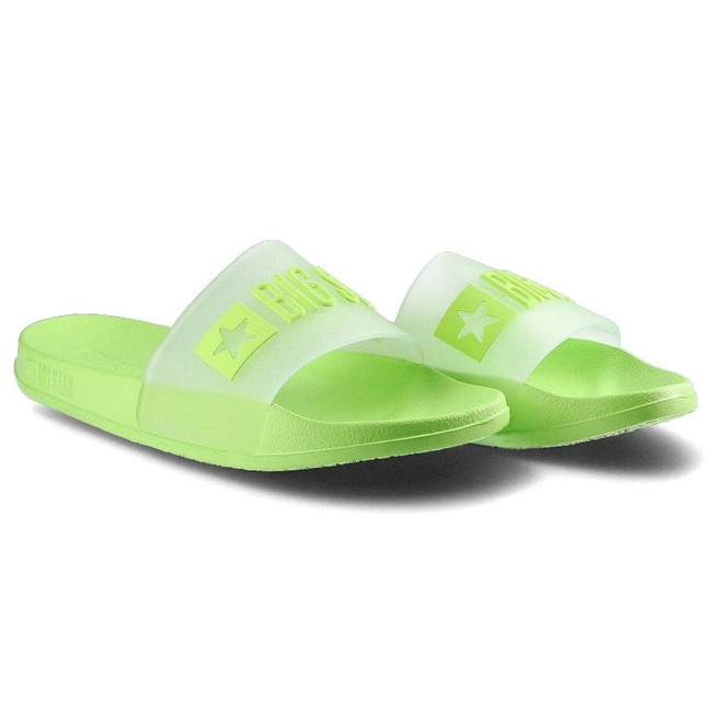 Šľapky Big Star - FF274A204 Zielony