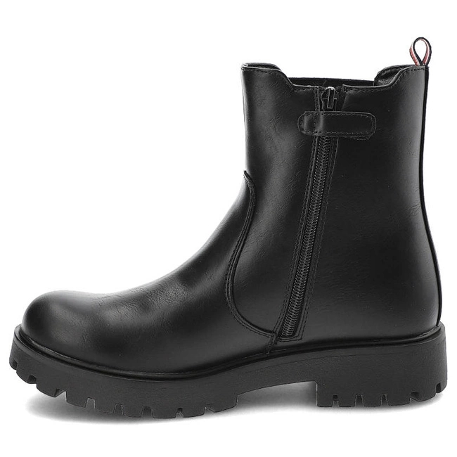 Členkové Topánky Tommy Hilfiger - T3A5-32393-1355999-Chelsea Boot Black 999