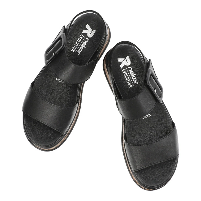 Sandále Rieker - W0800-00 Black