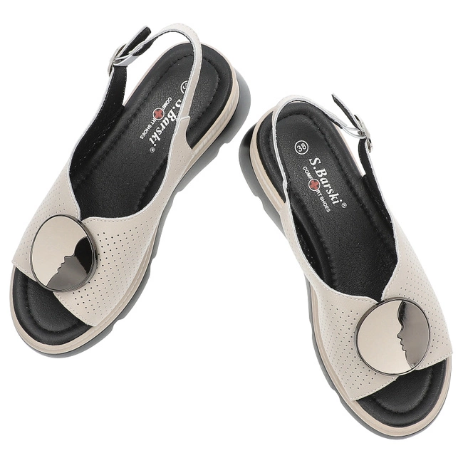 Sandále S.BARSKI - LR51-788 Beige