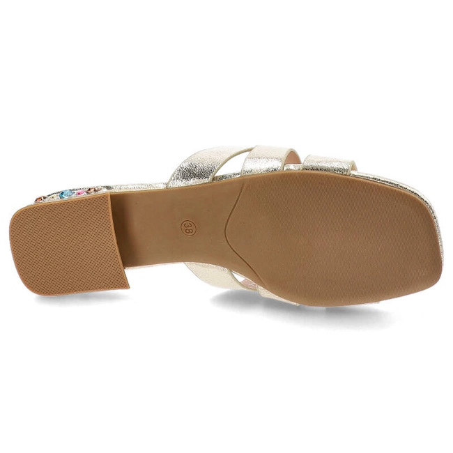 Šľapky Givana - B1639-180 Gold