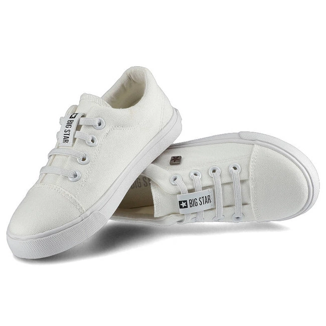 Plátenky Big Star - DD374074 Biały