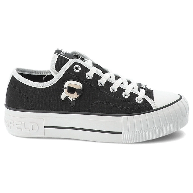 Plátenky KARL LAGERFELD - KL60424 900 Black Canvas