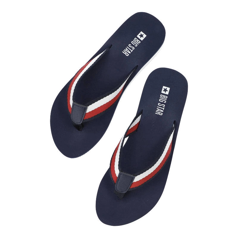 Šľapky Big Star - LL274779 Granat