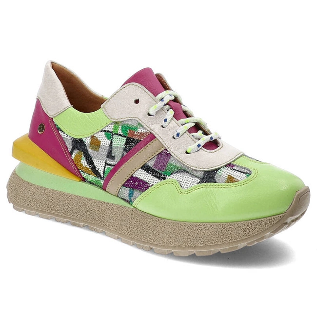 Tenisky Maciejka - 06322-09/00-1 Zielony+Róż